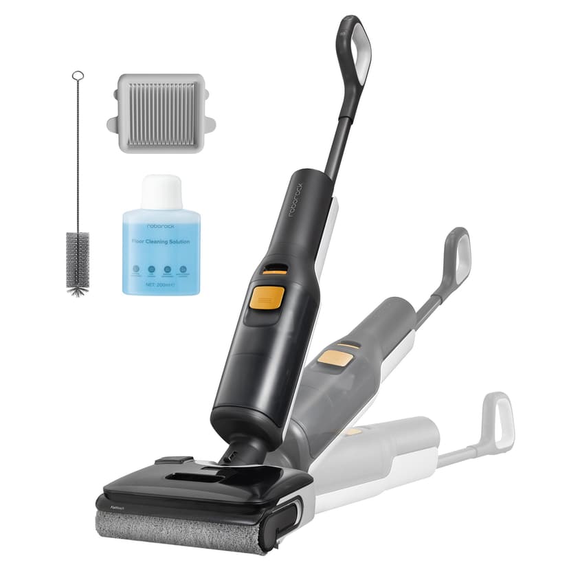 roborock F25 Wet Dry Vacuum Cleaner, Cordless Vacuum Mop All in One with 20000Pa, 194°F Hot Air Flash Drying & Hot Water Self Cleaning, Zero-Tangle Wet Mop Cleaner for Hard Floor, 180° Lie Flat - 1