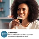 Philips 2300-4 Series Automatic Espresso Machine, Modern Color Touch Screen, LatatteGo Milk System, SilentBrew, Ceramic Grinder, AquaClean, White Chrome (EP2333/40) - 6