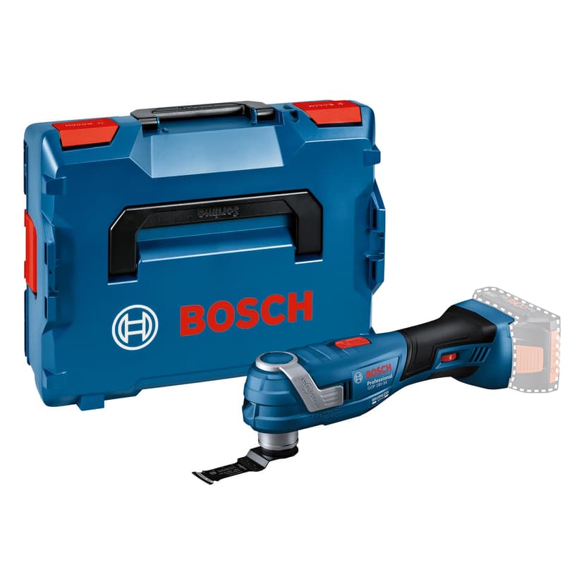 Bosch Professional 18V System Cordless Multi Tool GOP 18V-34 (brushless Motor, Vibration Control, 180 mm Slim Grip, incl. 1x Saw Blade, L-BOXX) - 1