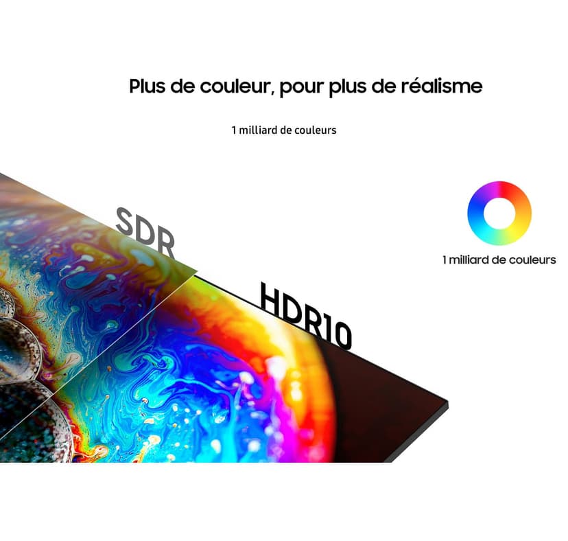 Samsung Ecran PC ViewFinity S65VC, 34" 100Hz - Dalle VA Incurvée 1000R, Résolution WQHD : 3440 x 1440 , 5ms, 3000:1, Adaptative Picture, Auto Source Switch+, KVM Switch,Pied Ajustable, Display port - 7