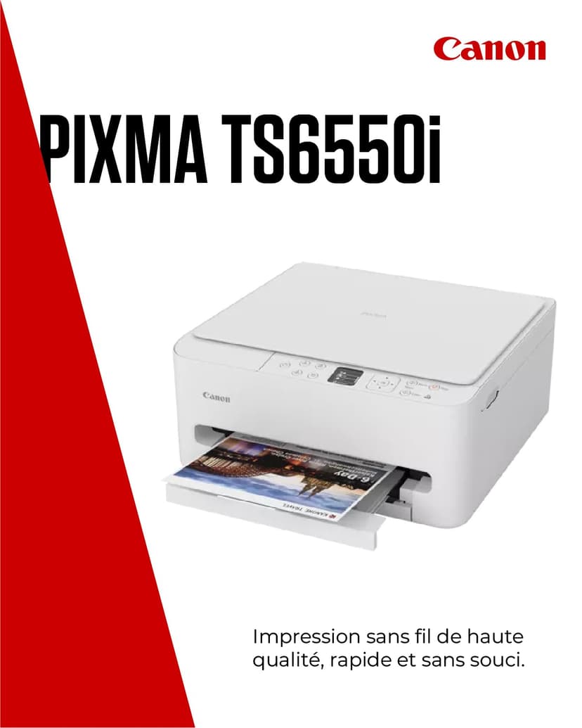 Canon PIXMA TS6550I - Stampante Multifunzione con Connettività Wi-Fi e Display OLED da 1,42” | Wireless per Stampa Facile dal Tuo Smartphone PIXMA Print Plan - 2