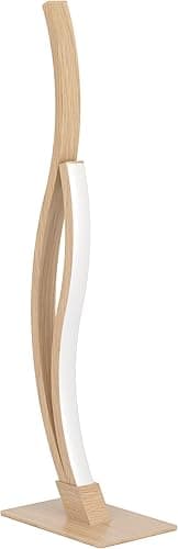 Eglo LED Bedside lamp Grisolia, Curved Table lamp, Room D…