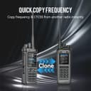 Radtel RT-950 PRO Ham Radio GPS/APRS, 10W Walkie Talkie Long Range Handheld Two Way Radio, AM/FM/CB/SW/MW/LW Reception, Bluetooth APP Programming (with Programming Cable Extra Battery) - 2