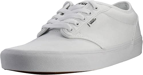 Vans Men's Atwood Sneaker, Canvas White/White, 7.5 UK