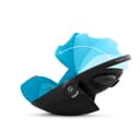 CYBEX Gold Coque Cloud G i-Size Plus, Coussin Réducteur pour Nouveau-né inclus, De la naissance à environ 24 mois, Max. 13 kg, Beach Blue - 9