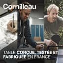 CORNILLEAU - Table de ping Pong d'extérieur 400X Outdoor - Loisir de Jardin - Agrément FFTT - Panneau Bleu 5mm - 9