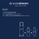 sodastream Duo – Machine à eau pétillante, 1 bouteille 1L sans BPA et 1 bouteille en verre 1L incluses, noire - 3