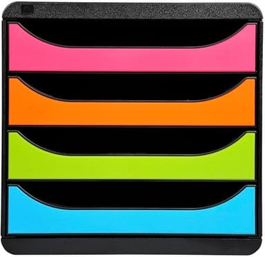 Exacompta - Ref 310498D - BIG-BOX Desktop Drawer Set - 4 …