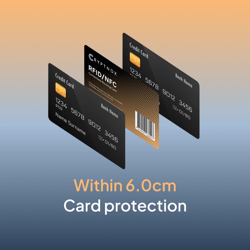 Cryptnox RFID/NFC Carte De Blocage sans Contact - Sécurité Et Confidentialité des Données Ultimes pour Le Portefeuille, L'identifiant Et Les Cartes - Sécurisez Votre Monde Numérique Dès Aujourd'hui! - 7