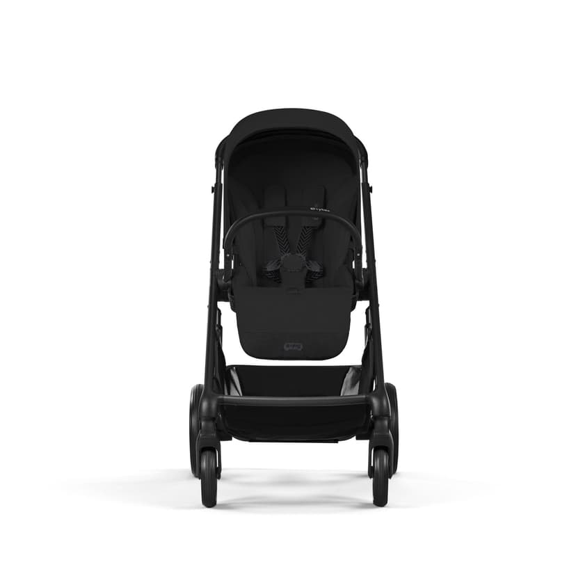 CYBEX Gold Balios S Lux Pushchair, Ergonomic Lying Position, One-Hand Harness System, from Birth to 22 kg (Approx. 4 Years), Moon Black - 2
