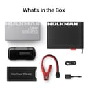 Hulkman Alpha Pro, Solid Black, 1750A 59.2Wh Smart Jump Starter, PD65W in&Out Car Battery Pack, 12V Portable Jumper, for 8.0L Gas and 5.0L Diesel Engines, Jump Box with 3.3" LED Display - 9