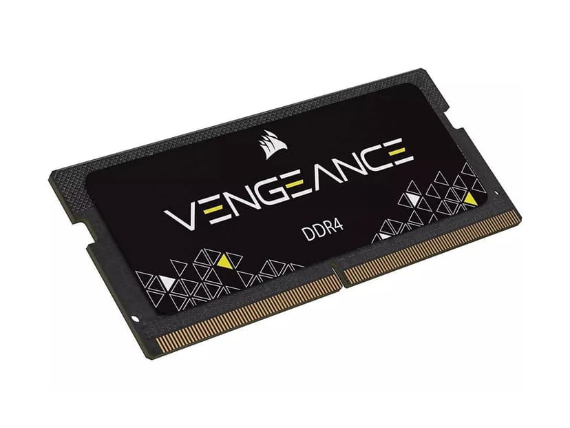 CORSAIR VENGEANCE SODIMM DDR4 RAM 16GB (1x16GB) Up to 3200MHz CL22-22-22-53 1.2V Intel AMD Laptop Notebook Memory - Black (CMSX16GX4M1A3200C22) - 2