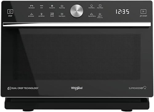 Whirlpool - MWP 339 SB Supreme Chef microwave oven, 33 L cavity, silver colour, MW combi, touch sensor control, power MWO 900 W, grill power 1200 W
