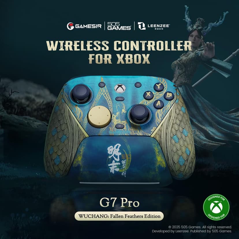 GameSir Manette de Jeu Sans Fil G7 Pro pour Xbox Series X|S, Xbox One, PC, Android, Manette avec Jack Audio 3,5 mm, Gâchettes Analogiques à Effet Hall, Joysticks TMR【Édition Wuchang: Fallen Feathers】 - 2
