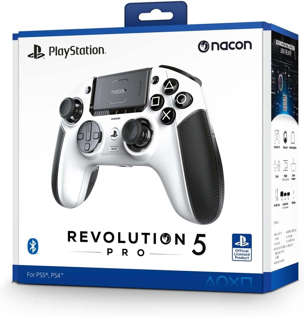Manette filaire Nacon Revolution pro 5 blanche
