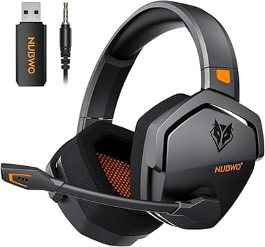 NUBWO G06 Dual Wireless Gaming Headset mit Mikrofon für P…