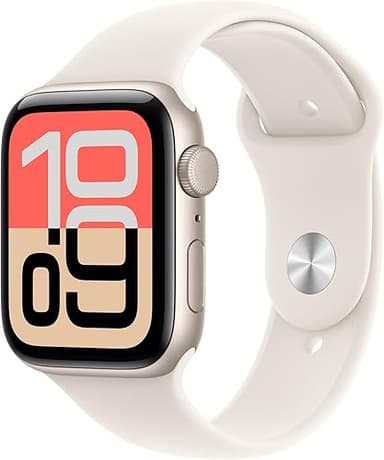 Apple Watch SE 3 [GPS 44mm] Smart Watch with Starlight Ca…