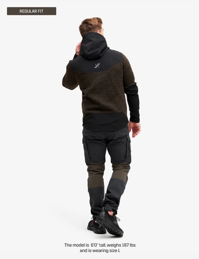 RevolutionRace Men's RVRC GP Trousers, Durable Trousers for Hiking, Walking, Exploring and All Other Outdoor Activities, Mud, XS - 2