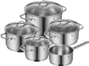 WMF Provence Plus Cromargan Pot Set, Silver, 5-Piece - 1