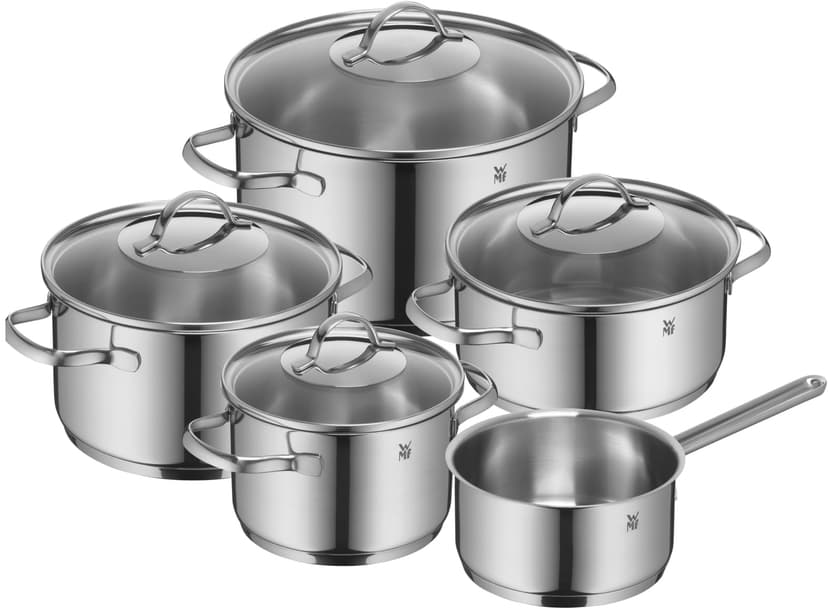 WMF Provence Plus Cromargan Pot Set, Silver, 5-Piece - 1