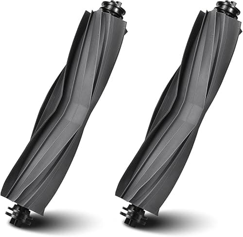 2 Pièces Brosses Principales de Rechange pour Dreame L10s/L10/L20/L10s Pro/L40/L50 Ultra/AE, X30/D20/X40 Ultra Complete, D10s/D10/D10s Pro/Plus/D9 Max Robot Aspirateur, Sans Enchevêtrements et Durable