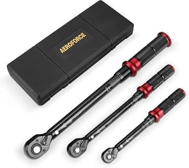 AEROFORCE Clé Dynamométrique 1/4" & 3/8" & 1/2", Clé Dyna…