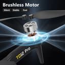 Toladrone TD12PRO Drone with Camera 1080P, Brushless Motor Drones for Adults 90° Motorised Adjustable Level 3 Wind Resistance APP Control Foldable Quadcopter for Beginners - 4