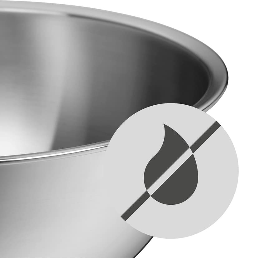 WMF 645709990 Gourmet Bowl Set for Kitchen 4-Piece, Cromargan Stainless Steel, Multifunctional, Mixing Bowl, Serving Bowl, Stackable - 5