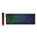 YUNZII x MADLIONS MAD68 HE Rapid Trigger Wired Magnetic Mechanical Gaming Keyboard 60% Hall Effect Switches Adjustable Actuation, PBT Keycaps RGB Hot-Swap,8K Hz Polling Rate(Black,Amber Pro Switch) - 1