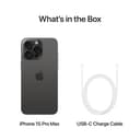 Apple iPhone 15 Pro Max (256 GB) - Black Titanium (Renewed) - 6