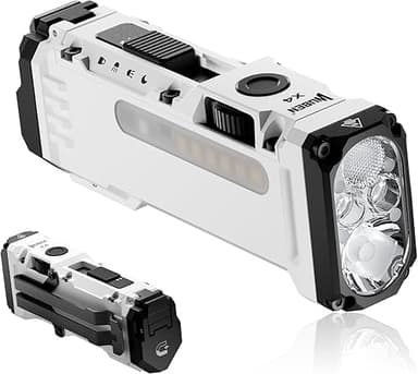 WUBEN X4 Mini LED Torch with RGB Light, Small Torch Recha…