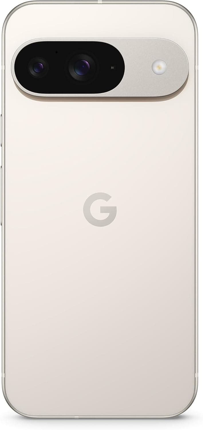 Google Pixel 9 - Unlocked Android Smartphone with Gemini, Advanced Camera, 24-Hour Battery, and 6.3" Actua Display - Porcelain, 128GB