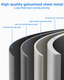 Plaque Anti Projection Cuisine 4 Côtés Anti Eclaboussure Cuisine Pliable Protection Plaque de Cuisson Facile À Nettoyer Gadget Cuisine Anti-éclaboussures pour la Cuisine et Cuisinière 76x29x30cm - 3