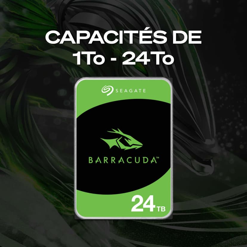 Seagate BarraCuda 4To, Disque dur interne HDD, 3.5 pouces, SATA 6 Goit/s, 5 400 tr/min, 256 Mo de mémoire cache, pour PC de bureau, Ouverture facile, Services Rescue (ST4000DMZ04) - 6