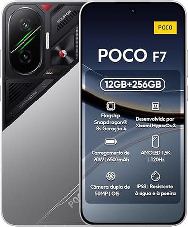 XIAOMI Smartphone POCO F7, 12 Go + 256 Go, argent, Snapdr…