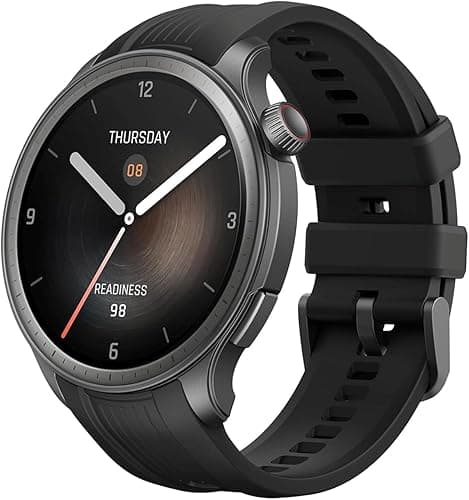 Amazfit Balance 46mm Smart Watch, NFC Contactless Payment, AI Fitness Coach, 14-Day Battery Life, Sleep & Health Monitoring, GPS, 150+ Sports Modes, Bluetooth Calls, AMOLED Screen for Android & iPhone