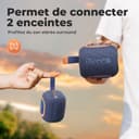 RIENOK Bluetooth Speaker Wireless Portable Waterproof Speaker with Lights FM Radio 15-Hour Playtime Bluetooth 5.3 TF Card USB Playback Mini for Home Garden Party Camping Travel - 4