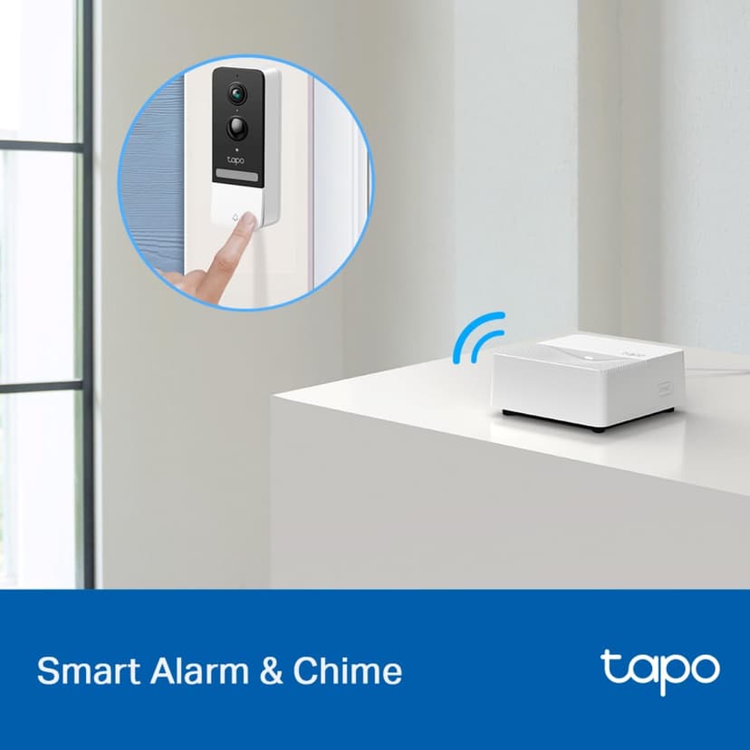 TP-Link Smart Hub avec Sonnerie Tapo H200, pour Tapo caméras/capteurs/Boutons, connectez jusqu'à 64 appareils intelligents, 19 sonneries, Plug & Play - 8