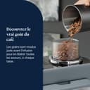 Delonghi Rivelia EXAM440.55.G, Fully Automatic Coffee Machine with LatteCrema Hot, Automatic Milk Frother, Compact Size Bean to Cup Coffee Machine, 16 Recipes, Full Touch Colored Display, Pebble Grey - 4