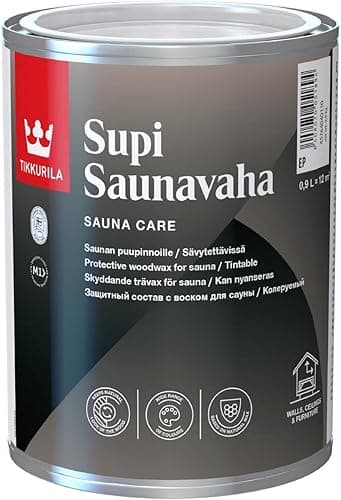TIKKURILA SAUNAVAHA SUPI pour Protection DE Sauna 900 ML | Transparent