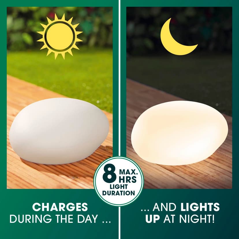 EASYmaxx Solar-Dekoleuchte 07811 07811 Stein LED RGBW white - 2