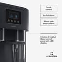 Klarstein 1.8L Small Ice Maker Machine, Counter Top Ice Machine For Home and Kitchen, Fast Operation, 15 kg of Crushed and Bullet Ice, Touch Controls, Easy To Clean Countertop Ice Cube Maker Machine - 4