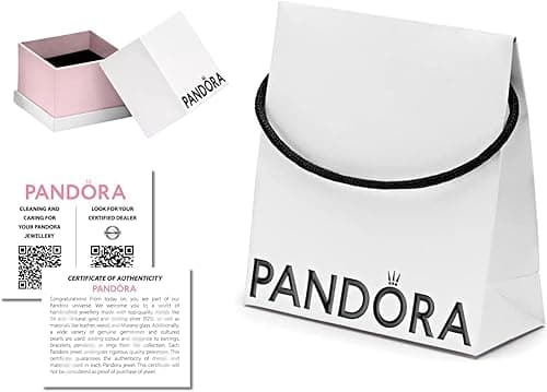 PANDORA Eco-Friendly Packaging Set, White, 1 Packaging Set, Elegant
