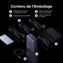 UGREEN Revodok Max 13 en 1 Thunderbolt 4 Dock 40Gbps avec 2 TBT4 et 1 DisplayPort Multi USB Data RJ45 1GbE SD TF 3.5mm Port Station d'accueil Dual 4K 60Hz Unique 8K 30Hz Écran Extension - 9