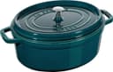 STAUB Cast Iron Roaster/Cocotte, Oval, 37 cm, 8 L, La Mer - 1