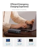 CUKTECH 45W Power Bank, 20000mAh Portable Charger with Built in USB C Cable, Fast Charging Battery Pack with 3 Output 2 Input for iPhone16 Series, Samsung, Pixel, iPad and More (Black) - 8