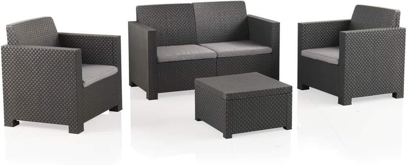 Shaf EVO 2 Seater Sofa Set + 2 Armchairs, Anthracite - 1
