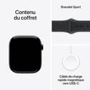 Apple Watch Series 11 [GPS 46 mm] Montre connectée avec boîtier Obsidienne et Bracelet Sport Noir. Score de Sommeil, Moniteur d’activité, Suivi de la santé, écran Toujours activé - 6