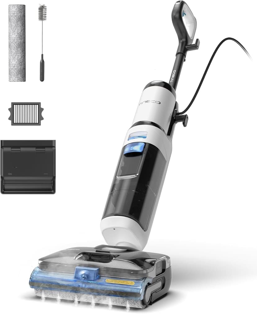 Tineco Floor One S6 Stretch Steam Wet Dry Vacuum Cleaner, Powerful Sucton, Anti-Tangle Design, Long Runtime, 180¡ã Lay-Flat - 1