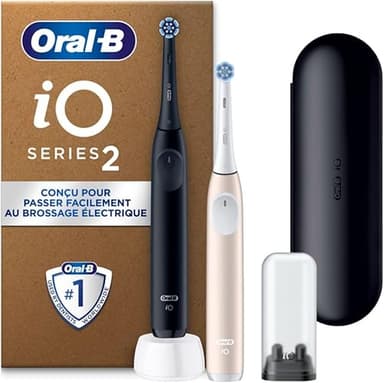 Oral-B iO Series 2 Electric Toothbrush Duo Pack, Night Bl…